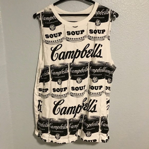 Tops - Andy Warhol Soup Can Tank Top